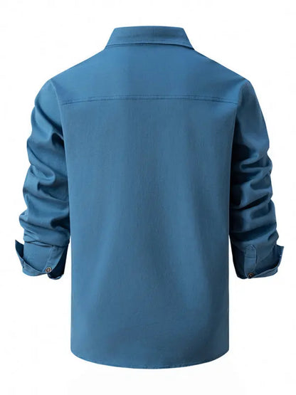 Men's Casual Fashion Business Long Sleeve Shirt - Ladoj