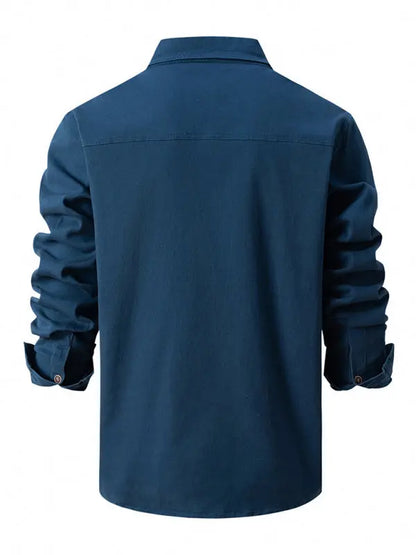 Men's Casual Fashion Business Long Sleeve Shirt - Ladoj