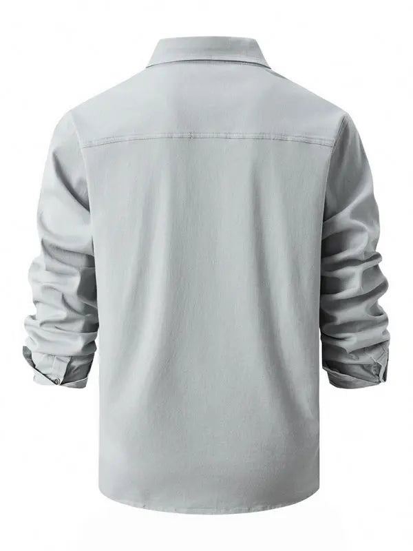 Men's Casual Fashion Business Long Sleeve Shirt - Ladoj