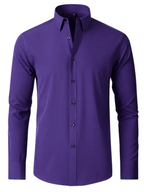 Men's non-iron wrinkle-resistant long-sleeve shirt - Ladoj