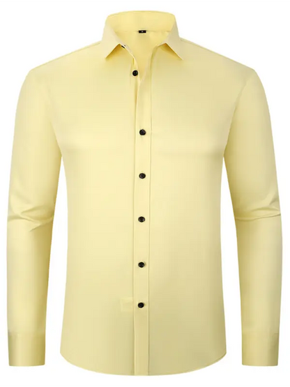 Men's non-iron wrinkle-resistant long-sleeve shirt - Ladoj
