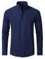 Men's non-iron wrinkle-resistant long-sleeve shirt - Ladoj