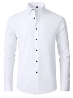 Men's non-iron wrinkle-resistant long-sleeve shirt - Ladoj