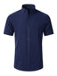 Men's non-iron wrinkle-resistant short-sleeved shirt - Ladoj