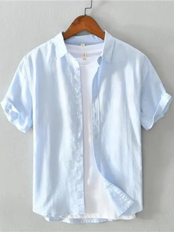 Men's lapel shirt - Ladoj