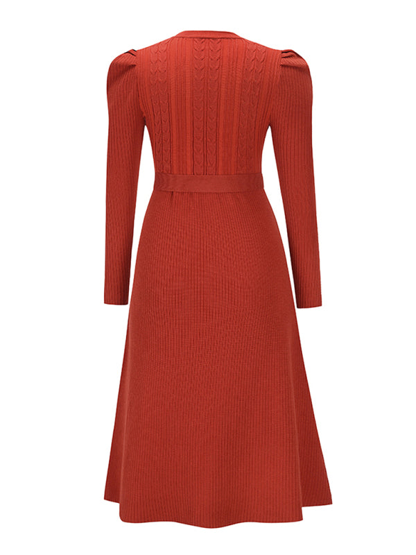 Women's Knit Sweater Dress