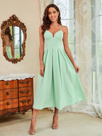 Spring And Summer New Suspenders Swing Dress