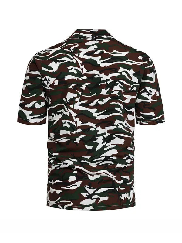 Men's Hawaiian short-sleeved shirt kakaclo