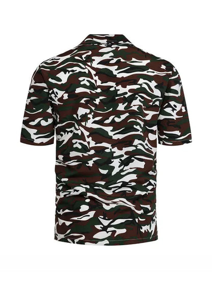 Men's Hawaiian short-sleeved shirt kakaclo