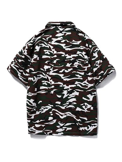 Men's Hawaiian short-sleeved shirt kakaclo