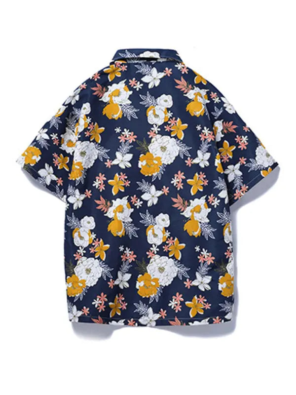 Men's Hawaiian short-sleeved shirt kakaclo