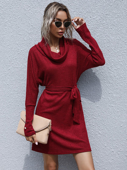 Woman's Knitted Sweater Dress