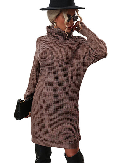 Women's Turtleneck Sweater Dress